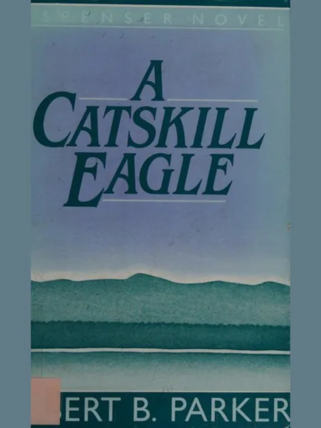A Catskill Eagle first edition cover, G.K. Hall 1985