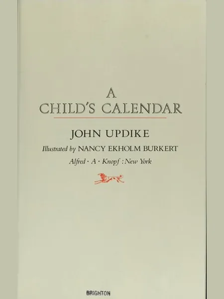 A Child's Calendar cover
