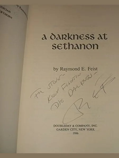 A Darkness at Sethanon cover