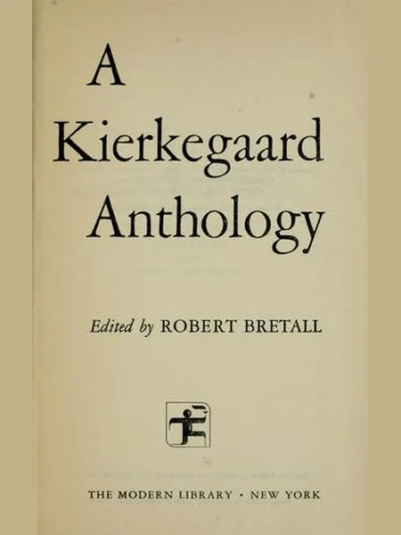 A Kierkegaard Anthology cover