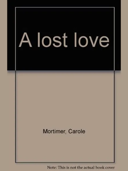 A Lost Love cover