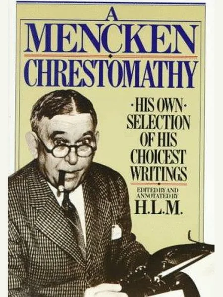 A Mencken Chrestomathy cover, Knopf 1949