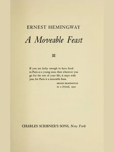 A Moveable Feast cover