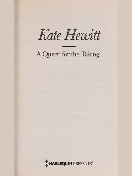 A Queen for the Taking? cover