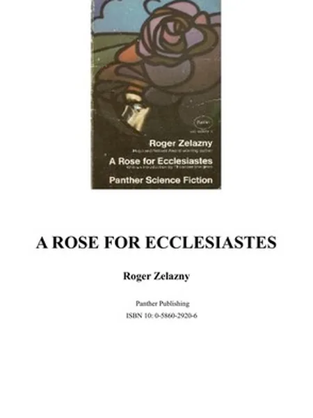 A Rose for Ecclesiastes cover, Hart-Davis 1969