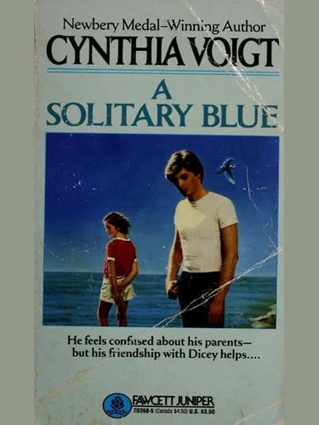 A Solitary Blue first edition cover, Atheneum 1983