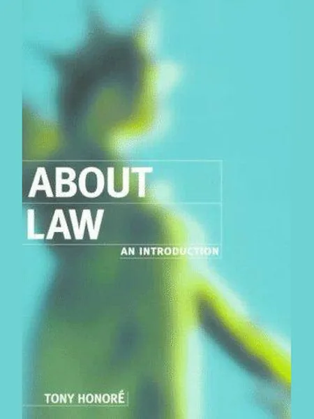 About Law first edition cover, Clarendon Press 1995
