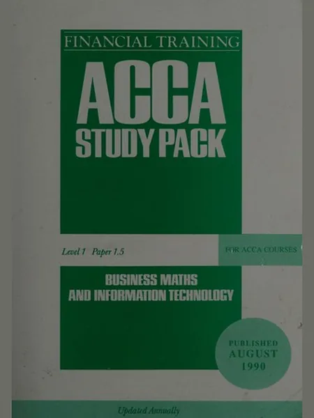 ACCA Study Pack cover