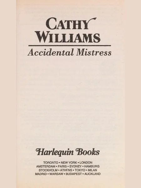Accidental Mistress cover
