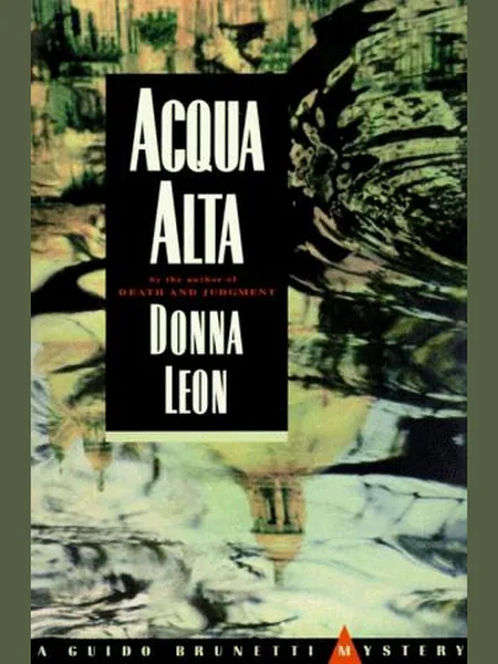 Acqua Alta first edition cover, HarperCollins 1996
