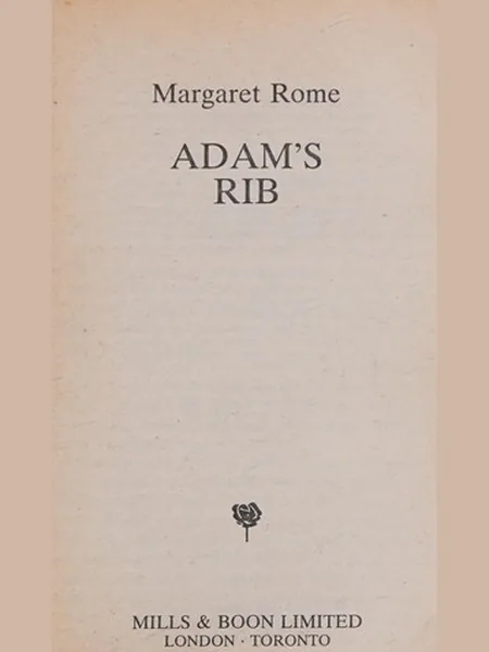 Adam's Rib cover