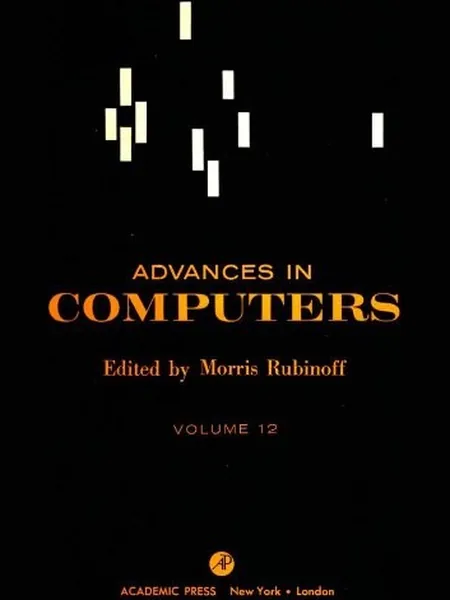 Advances in Computers, cover of another edition (the Academic Press 1994 cover is not yet photographed)