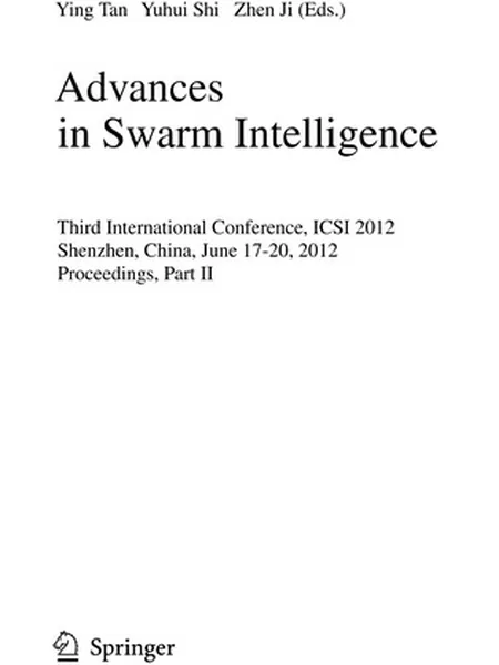 Advances in Swarm Intelligence cover