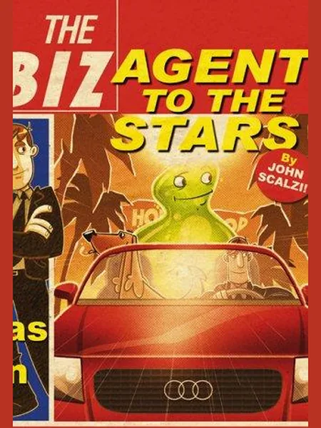 Agent to the Stars, cover of another edition (the Pan Macmillan 2022 cover is not yet photographed)