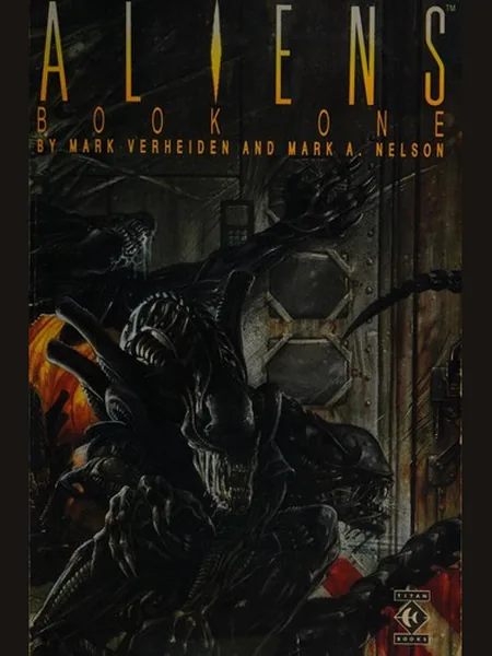 Aliens first edition cover, Dark Horse Comics 1990
