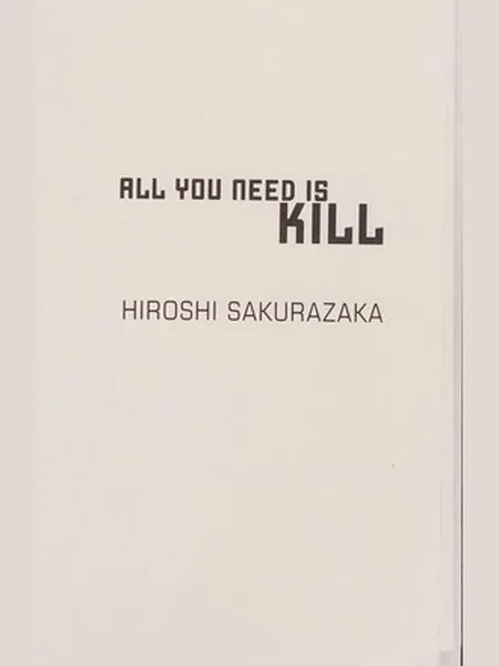 All You Need Is Kill cover, Viz Media 2009
