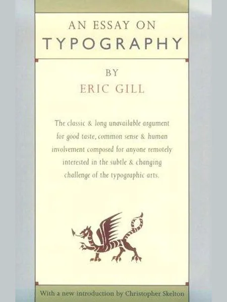 An Essay on Typography cover