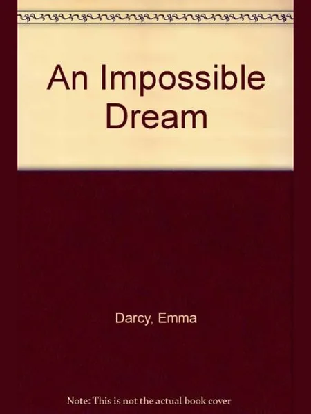 An Impossible Dream cover, Mills & Boon 1994
