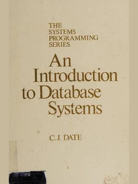 An Introduction to Database Systems cover