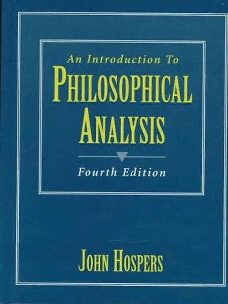 An Introduction to Philosophical Analysis cover