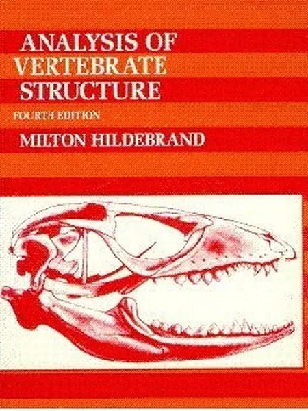 Analysis of Vertebrate Structure cover