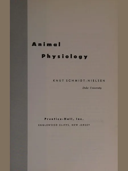 Animal Physiology cover