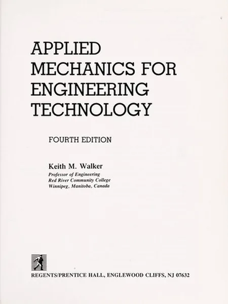 Applied Mechanics for Engineering Technology cover