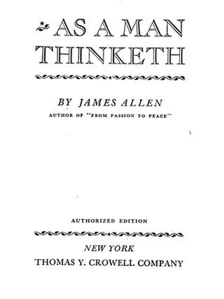 As a Man Thinketh cover