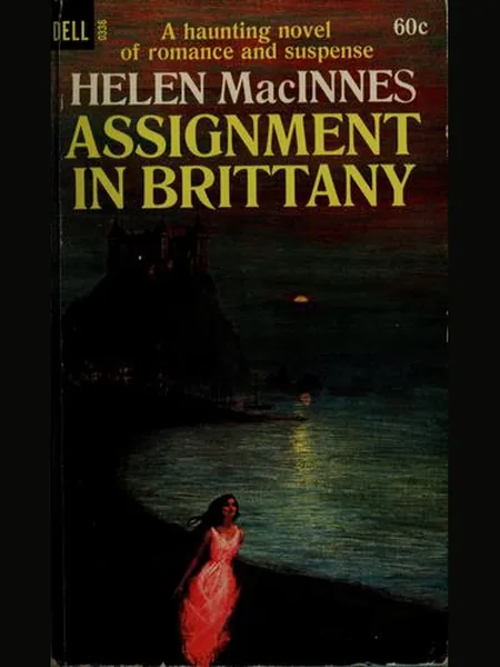Assignment in Brittany, cover of another edition (the Collins 1966 cover is not yet photographed)