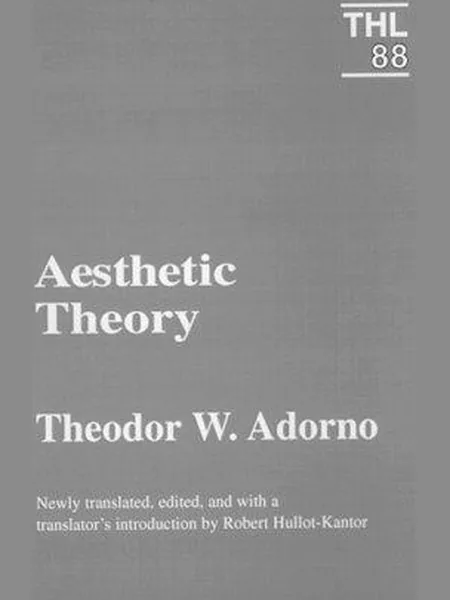 Asthetische Theorie, cover of another edition (the Suhrkamp 1970 cover is not yet photographed)