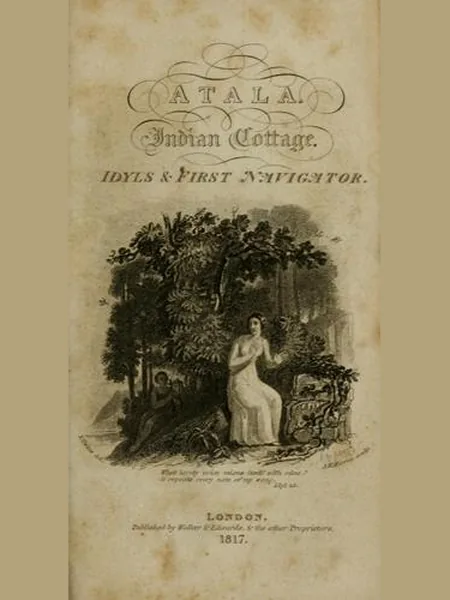 Atala cover, Printed for Walker and Edwards 1825