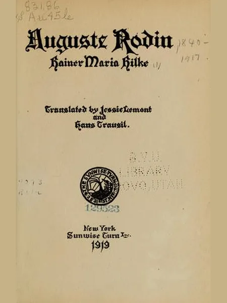 Auguste Rodin cover