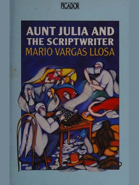 Aunt Julia and the Scriptwriter cover, Pan Books 1984