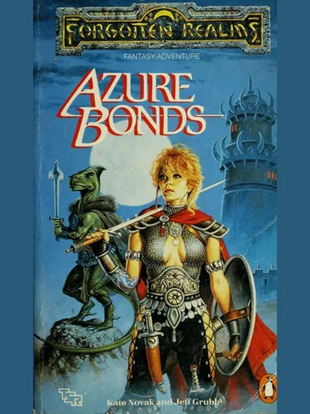 Azure Bonds cover, Penguin Books 1989
