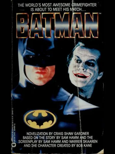 Batman cover, Warner Books 1989