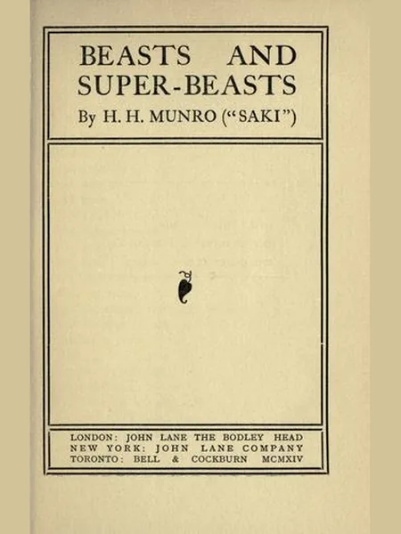 Beasts and Super-Beasts cover