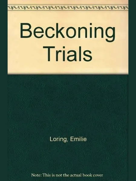 Beckoning Trails, cover of another edition (the Little, Brown 1947 cover is not yet photographed)