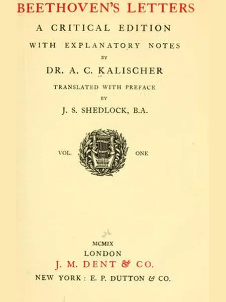 Beethoven's Letters cover