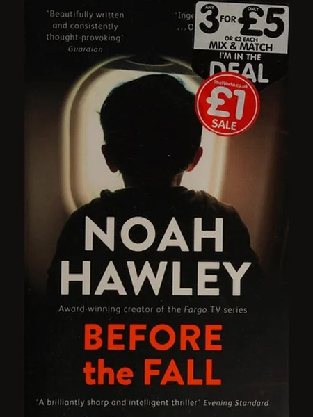 Before the Fall cover, Hodder & Stoughton 2017