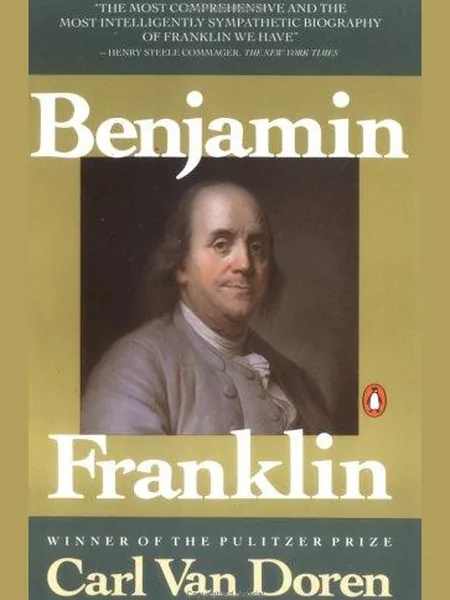 Benjamin Franklin, cover of another edition (the G.P. Putnam's Sons 1939 cover is not yet photographed)