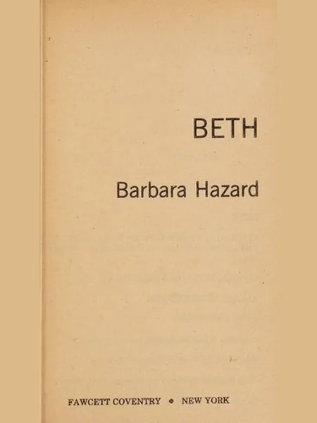 Beth first edition cover, Ivy Books 1980