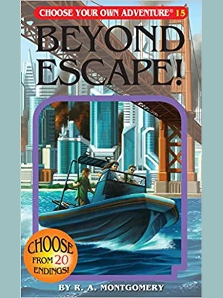 Beyond Escape!, cover of another edition (the Skylark 1986 cover is not yet photographed)