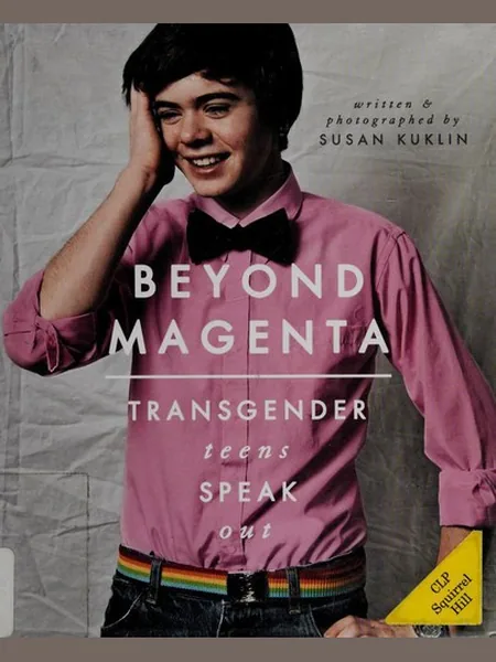 Beyond Magenta, cover of another edition (the Walker Books 2016 cover is not yet photographed)