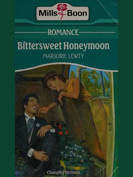 Bittersweet Honeymoon cover, Mills & Boon 1989