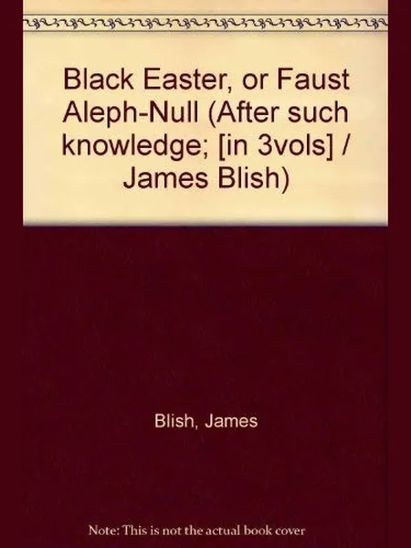 Black Easter cover