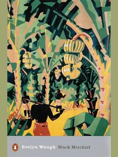 Black Mischief, cover of another edition (the Chapman and Hall 1932 cover is not yet photographed)