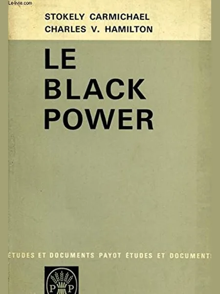 Black Power, cover of another edition (the Jonathan Cape 1968 cover is not yet photographed)