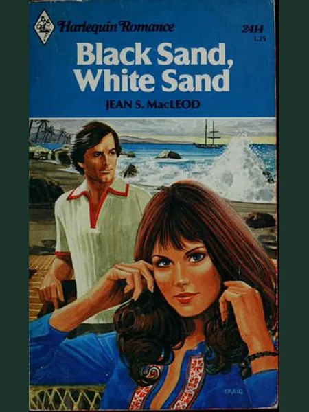 Black Sand, White Sand first edition cover, Mills & Boon 1981