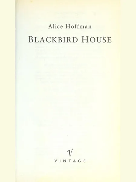Blackbird House cover