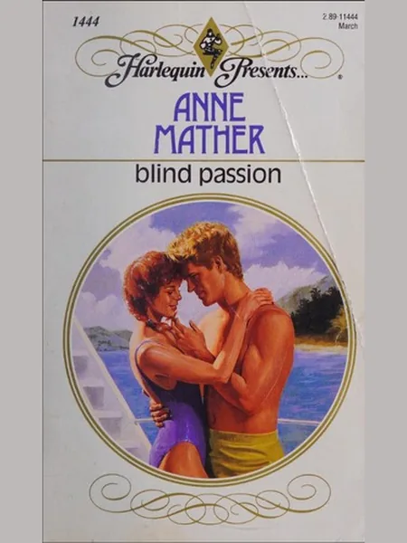 Blind Passion, cover of another edition (the Mills & Boon 1991 cover is not yet photographed)